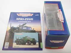 KRAZ-255L1 timber carrying trailer khaki  1:43 Legendary trucks USSR #54