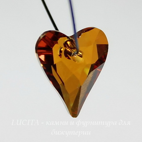 6240 Подвеска Сваровски Сердечко Wild Heart Crystal Copper (12 мм) ()