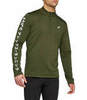 Asics Katakana Winter 1/2 Zip рубашка беговая мужская хаки - 1