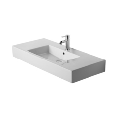 Duravit Vero 329100070 Раковина для мебели без перелива, без отв. под смес., 1050x490мм, цвет: Белый фото