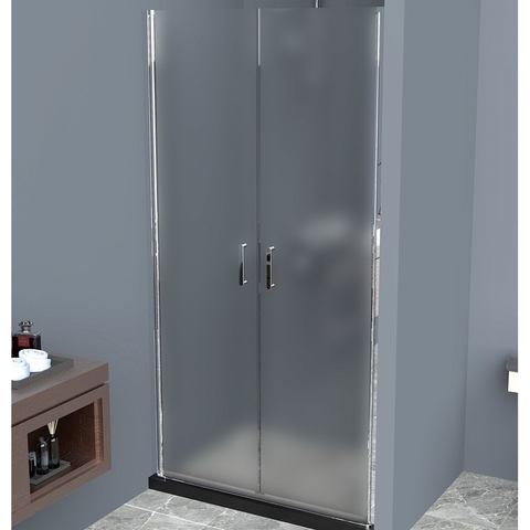 BelBagno Uno UNO-B-2-80-P-CR Дверь в проём с двумя распашными створками, цвет: хром