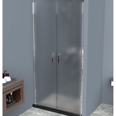 BelBagno Uno UNO-B-2-80-P-CR Дверь в проём с двумя распашными створками, цвет: хром фото