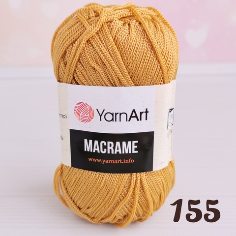 YARNART MACRAME 155, Золотистый бежевый