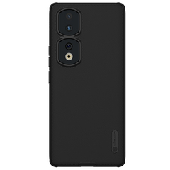 Чехол усиленный черного цвет от Nillkin для смартфона Honor 90 Pro, серия Super Frosted Shield Pro