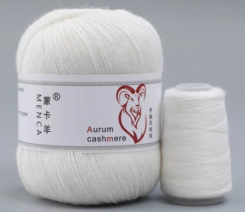 Пряжа Aurum Cashmere 901 белый