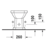 Duravit 1931 Series 267100000 Биде напольное