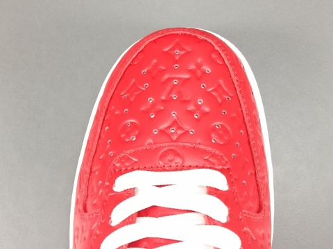 Louis Vuitton x Nike Air Force 1 'Red/White' 