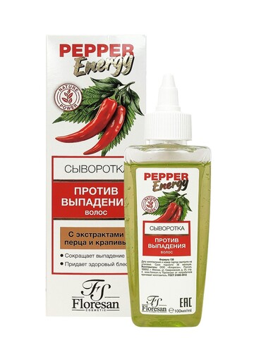 Floresan PEPPER ENERGY Сыворотка против выпадения волос 100мл (Ф-138)