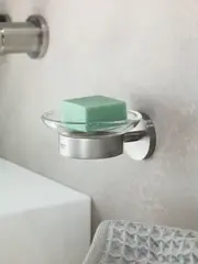 Мыльница GROHE Essentials с держателем, суперсталь (40444DC1)