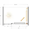 Cezares LUX-B-FS-11-110-C-GM Душевая дверь