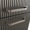 BelBagno DUE-1500-2A-SC-GM-P DUE Шкаф подвесной с двумя распашными дверцами с доводчиками, с двумя полками, универсальный ,Оружейная сталь, 400x300x1500