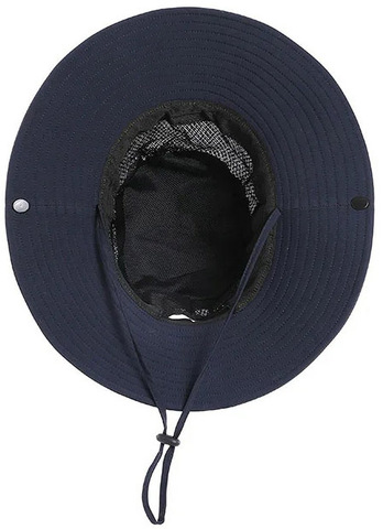 Картинка шляпа Skully Wear Wide Brim navy - 4