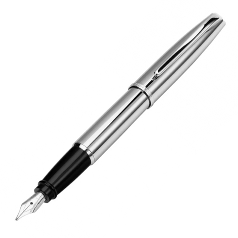 Перьевая ручка Aurora Style Metal Shiny Chrome CT, перо — M, в подарочной коробке
