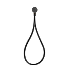 Gessi Hi-Fi 63199#706 Душевой магнитные комплект, состоящий из вывода воды, держателя, Darkflex шланга 1,50 м и лейки, цвет: Black Metal PVD фото