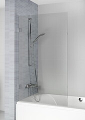 Riho Scandic G001162120 Шторка для ванны VZ NXT X409 900x1500 L/P Хром фото