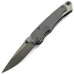 Фото Нож складной Spartan Blades Akribis Meteorite Grey, сталь CPM-S35VN, рукоять титан/карбон
