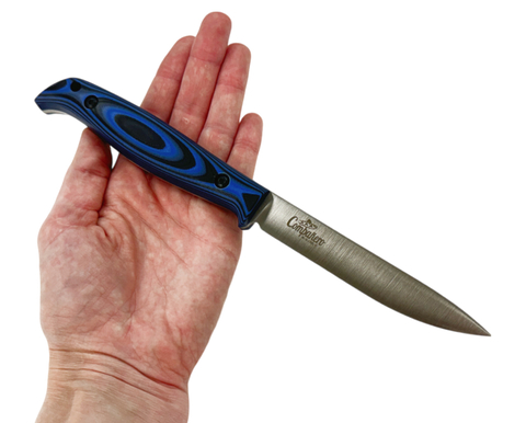 Нож туристический Companero,сталь VG-10 Сryo,рукоять Black-Blue G10, Kizlyar Supreme,4610094296331