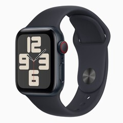 Apple Watch SE 2 (2024), 40 мм, Умные часы Корпус из алюминия цвета Темная ночь, спортивный ремешок Темная ночь