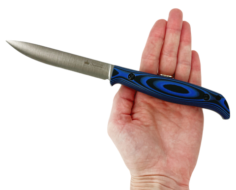 Нож туристический Companero,сталь VG-10 Сryo,рукоять Black-Blue G10, Kizlyar Supreme,4610094296331