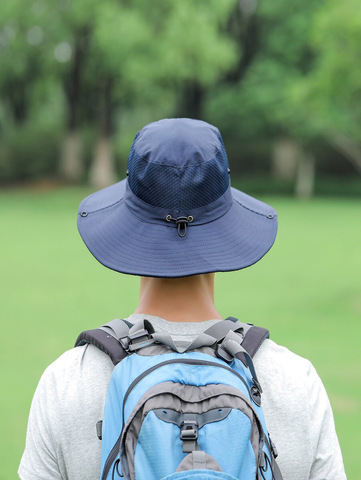 Картинка шляпа Skully Wear Wide Brim navy - 8