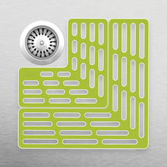 Подложка для раковины универсальная sinksaver™ серая-белая