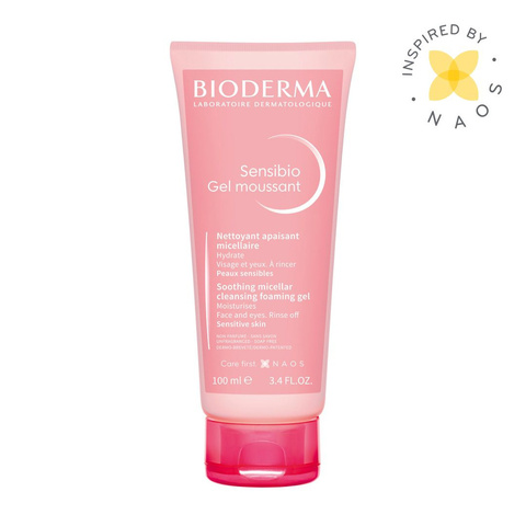 Очищающий мицеллярный гель для чувствительной кожи Sensibio, 100мл