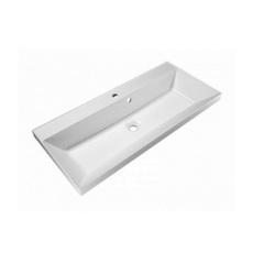 BelBagno BB1000/450-LV-MR-AST Раковина из литьевого мрамора, 100x45, цвет: белый фото