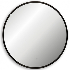 Abber Mond AG6204SCB-0.77 Зеркало с подсветкой, сенсорный выключатель, диммер, цвет: чёрный фото