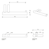Decor Walther Bar 0856682 Держатель туалетной бумаги, цвет: золото