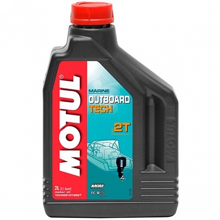 Motul Outboard Tech 2T  - Полусинтетическое масло для 2Т лодочных моторов