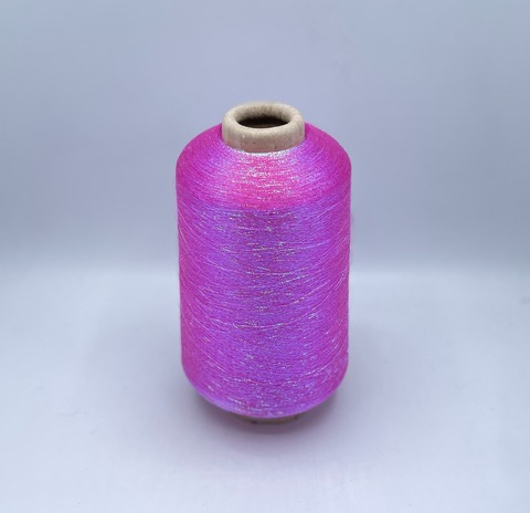 Torcitura di domaso (пр.Италия),art.Dragonfly, 10500м / 100 гр. 100% Полиэстер(люрекс), цвет-Розовая стрекоза (230/801+114) , арт.36575