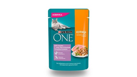 Корм Пурлина Курица-чувст.пищ 75г
