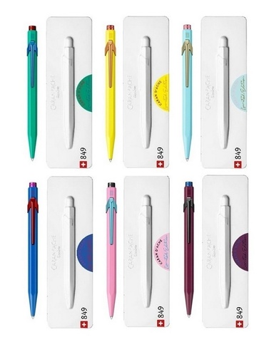 Ручка шариковая Caran d`Ache 849 Claim Your Style Edition 2 LE, Canary Yellow (849.537)