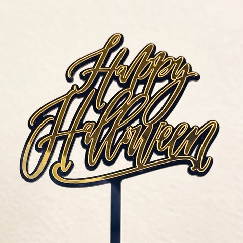 Топпер для торта «Счастливого хэллоуина» happy halloween