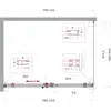 BelBagno SOFT_CLOSE-2-AH-1-120/90-C-Cr Душевой уголок