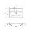 BelBagno Neon NEON-600-2C-SO-PB Тумба под раковину подвесная, 60x41.5, цвет: бежевый