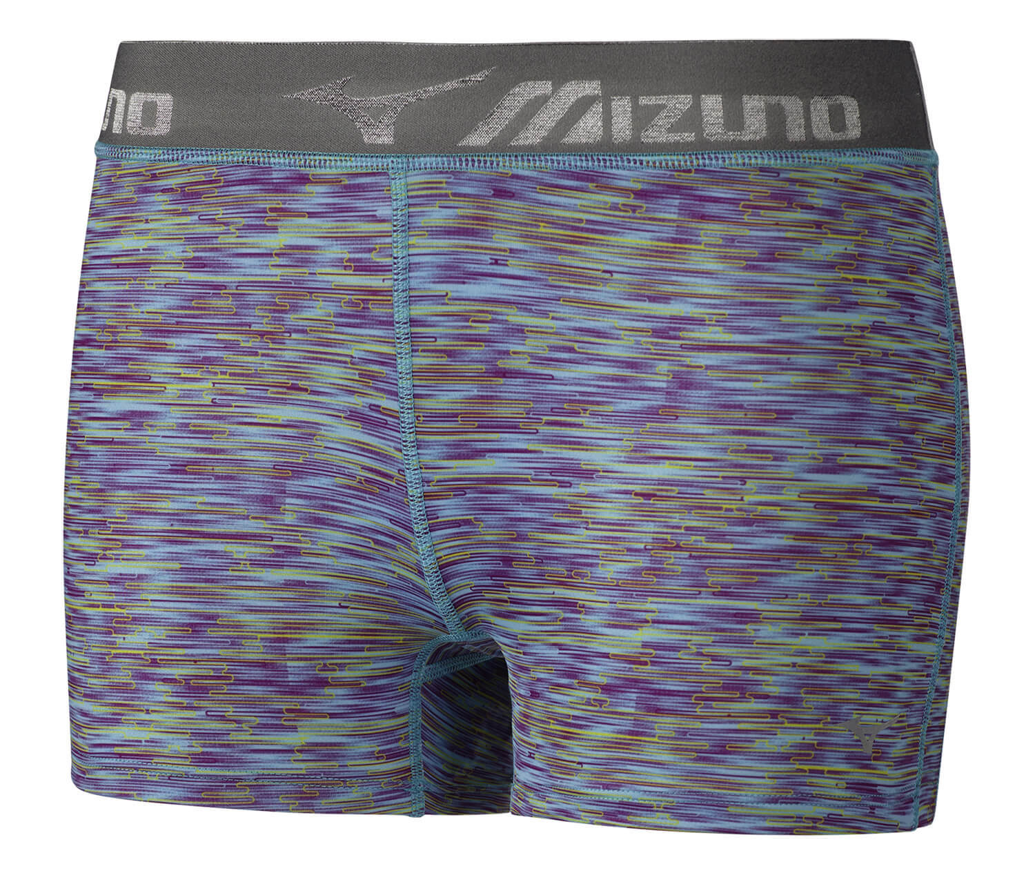 Тайтсы женские Mizuno Impulse Printed Short Tight синие
