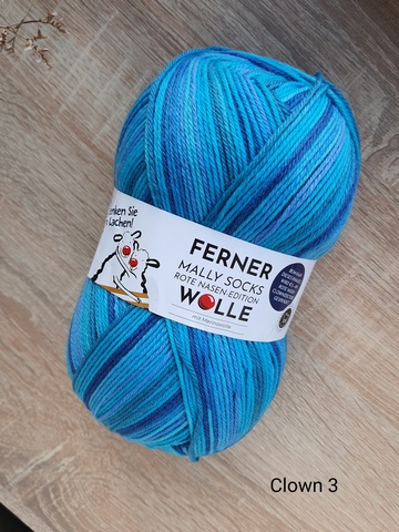 Ferner Wolle Mally Socks Clown 03