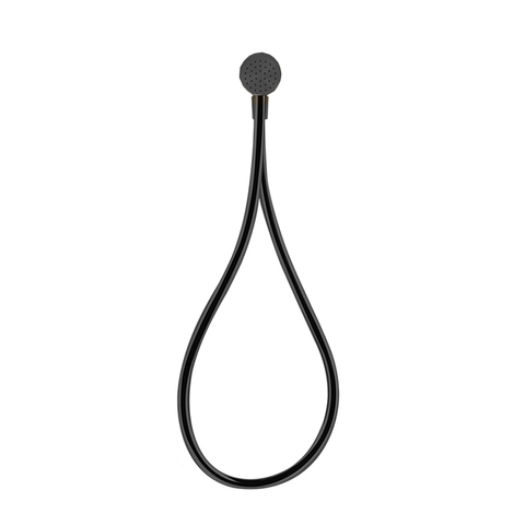 Gessi Hi-Fi 63199#707 Душевой магнитные комплект, состоящий из вывода воды, держателя, Darkflex шланга 1,50 м и лейки, цвет: Black Metal Brushed PVD