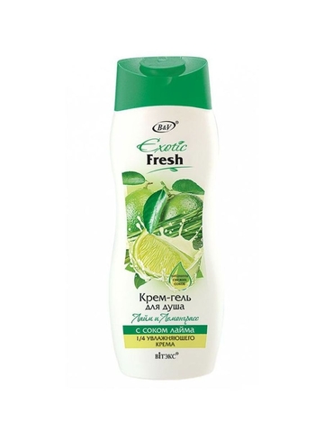 Exotic Fresh Крем-гель для душа ''Лайм и Лемонграсс'' 500 мл Витекс