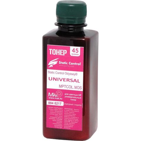 Тонер цветной Static Control© Odyssey MPTCOL.MAOS.45g пурпурный (magenta), 45г, расфасовано в MakTorg.kz из SCC MPTCOL - купить в компании MAKtorg