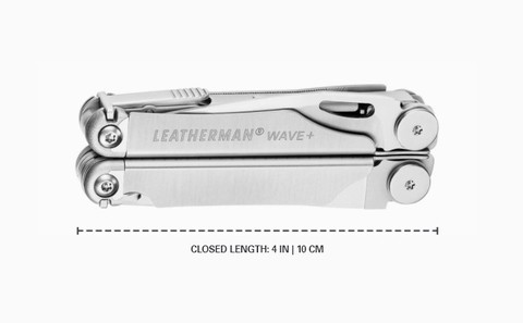 Мультитул Leatherman Wave Plus 10 см. в сложенном виде | Multitool-Leatherman.Ru