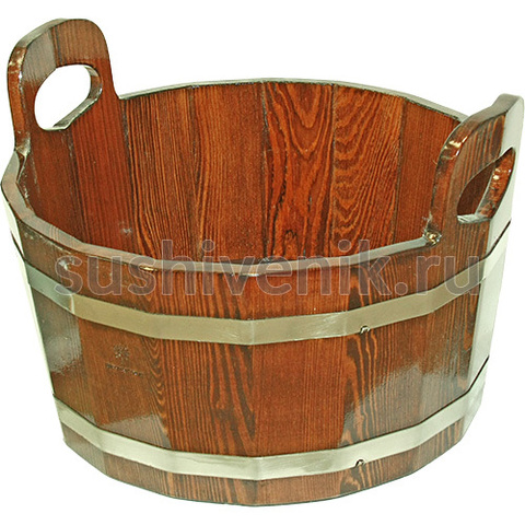 Ушат Bentwood, 15 л (мореный) - 6
