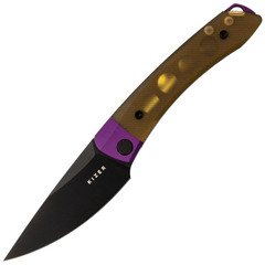 Фото Складной нож Kizer Mini Momo, сталь Nitro-V, рукоять алюминий/Ultem