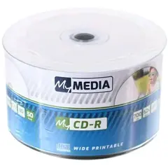 Носители информации CD-R MyMedia 700Mb 52x (50шт/уп) Printable (69206)