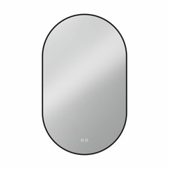 Vincea VLM-3AU900B-2 Зеркало для ванной комнаты с LED-подсветкой 500*900 мм с функцией антизапотевания (чёрный) фото