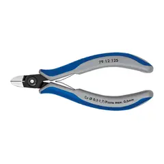 Прецизионные кусачки боковые для электроники чернёные 125 мм Knipex 79 12 125
