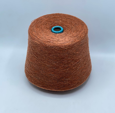 Zegna Baruffa, Mousse, 1400м, 70%меринос, 30%Полиамид , Приглушенно-терракотовый,неоднотонный(221/7/260) арт.41085
