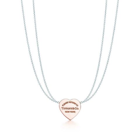 Подвеска из серебра 925 и Rubedo, Tiffany 💠 Return T&Co - В наличии