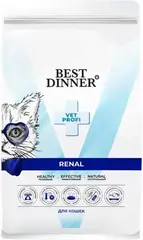Best Dinner Vet Profi Renal сухой корм для кошек при острой или хронической болезни почек 400 гр